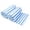 Stripe Blue, variant on JML Bath Towel Set 2 Pack (30" x 60") - Extra Absorbent, Fast Drying, White Microfiber Towels
