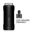 thumbnail image 5 of BruMate Hopsulator Slim 12 oz Slim Matte Black BPA Free Vacuum Insulated Tumbler, 5 of 7
