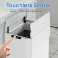 thumbnail image 4 of Arlopu 13.2 Gallon Automatic Trash Can Touchless Motion Sensor Trash Bin Smart Garbage Can W/ Wings Open Lid, 4 of 9