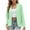 Green, variant on sovlvnd Summer Clearance Women's Color Casual Fashion Long-sleeved Plus Size Cardigan Jacket Coat Outerwear Lightweight Comfy Lightweight Comfy