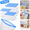Blue, variant on Ziplock Reusable Food Storage Bags Gallon Freezer Bags 10 Pack Reusable Sandwich Snack Bags - Silicon Reusable Silicone Bags for Vegetable Meat Cheese Food Storage Zip Lock Bags