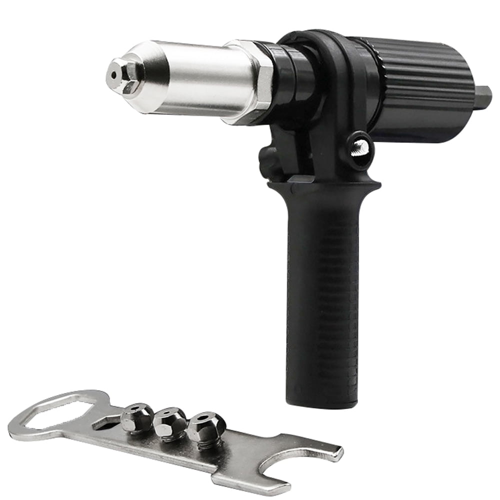 Electric Rivet Nut Gun Attachment Cordless Drill Adapter Insert Riveter 