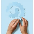 thumbnail image 3 of Hello Hobby Aqua Blue Paper Flower Craft Kit, 90 Pieces, 3 of 7