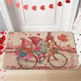thumbnail image 4 of Non-Slip Welcome Doormat with Heart Pattern for Front Door Entryway, Polyester Indoor Outdoor Rug for Valentine's Day Home Holiday Decor(G), 4 of 8