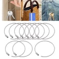 thumbnail image 4 of Llaveros de alambre de acero inoxidable/Etiquetas de equipaje Bucles/Etiquetas de equipaje Herramienta colgante Anillos de bucle de cable/Llaveros, 4 of 9