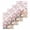 LightPink, variant on Beige Easter Kitchen Dish Towels for Drying Dishes Set of 3, Spring Watercolor Vintage Tulip Flower Plant Waffle Weave Microfiber Hand Tea Bathroom Towels Quick Dry & Absorbent Towel 12x12