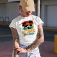 thumbnail image 2 of Retired Est. 2024 feat. a Beach Chair, Umbrella & Palm Trees, Retirement Themed, White T-Shirt, Small, 2 of 5