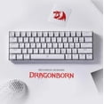 thumbnail image 4 of Redragon Dragonborn White Switch Rojo Redragon Dragonborn White Switch Rojo, 4 of 4