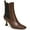 Terazzo Brown Leather, variant on Womens Lani Suede Ankle Booties