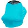 JLIKA Baby Car Seat Canopy Cover and Stretchy Nursing Cover - Tropical Blue