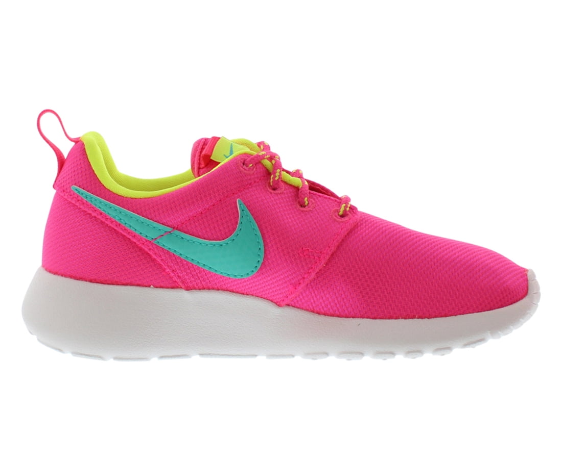Nike Rosherun Big Kids Shoes Hyper Pink/Jade-Volt-White/Blue