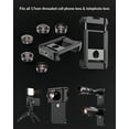 thumbnail image 3 of APEXEL 17mm Threaded Lens Adapter,Mobile Phone Lens Adapter Fits All Lenses and Telephoto Lenses with 17mm Thread for Almost All Smartphones, 3 of 6
