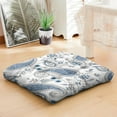 thumbnail image 3 of Boho Meditation Cushion 22 Inch, Square Dutch Velvet Floor Pillow for Yoga and Reading, 3 of 7