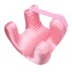 thumbnail image 2 of Silk Fabric Face Pillow, Memory Foam, Soft and Ergonomic Cushion, for Back Sleep, Pink, 2 of 4