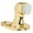 Polished Brass, variant on Ives Fs441 2 1/8" Height Floor Door Stop - Nickel