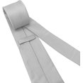 thumbnail image 3 of LAICAIW Men's Ties Solid Pure Color Plain Formal Black Ties For Men, 3 of 5