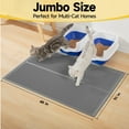 thumbnail image 6 of FL Extra Large Litter Mat: Super Easy Clean 45"x31" XL Cat Litter Trapping Mat - Raised-edges Waterproof Kitty Litter Catcher Mat Jumbo, 6 of 6