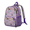 thumbnail image 2 of Boxer Dog Pitbull Terriers Dog and Drinks Backpack Backpack for School,Cute School Bag,Schoolbag with Adjustable Shoulder Straps & Padded Back,13.8"x11.4"x6", 2 of 6