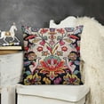 thumbnail image 2 of YINGXI Decorative Abstract Colorful Throw Pillow Cover,Geometric Floral Pattern Pillow Case, Ethnic Fabric Print Decorative Pillow Cases Home Decor Square Pillowcases 20x20in, 2 of 5
