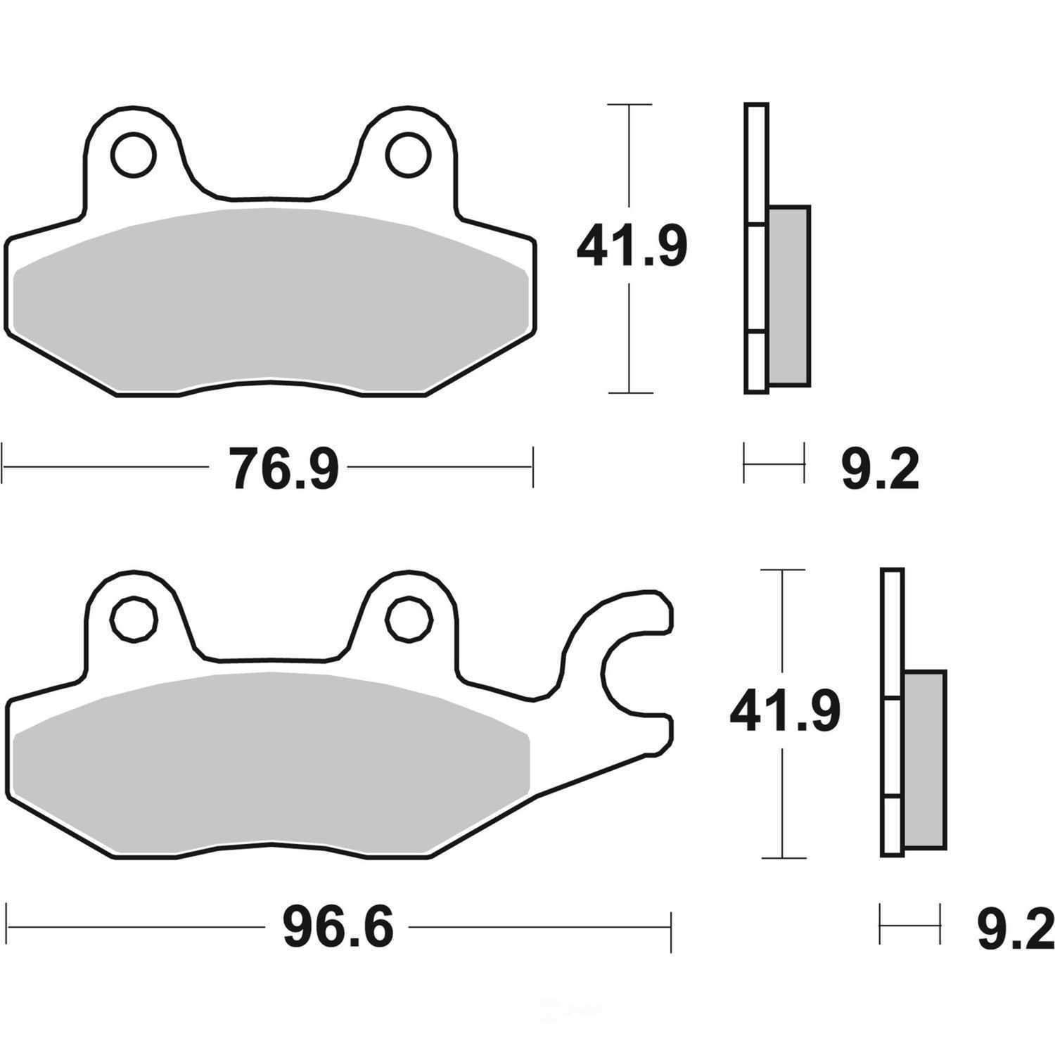 Brembo 07HO4008 PRIME Powersport Carbon Ceramic CC