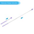 thumbnail image 3 of Telescopic Teachers Pointer Stick  2 Pcs Classroom WhiteBoard Teacher Hand Finger Mini Pointer  Purple Style 2, 3 of 7