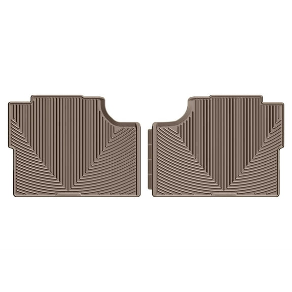 WeatherTech All-Weather Floor Mats compatible with 2017-2022 Ford Super Duty - 2nd Row, Tan