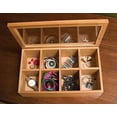 thumbnail image 3 of Bamboo 8-Section Tea Box with Acrylic Lid, 3 of 5