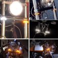 thumbnail image 5 of Luces de Giro LED para Motocicleta YUANXCMXG Intermitentes Flexibles Blanco y Ámbar, 5 of 5