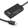 thumbnail image 2 of Cable adaptador micro usb a hdmi micro usb a hdmi cable de conversión hd teléfono móvil ver televisión, 2 of 5