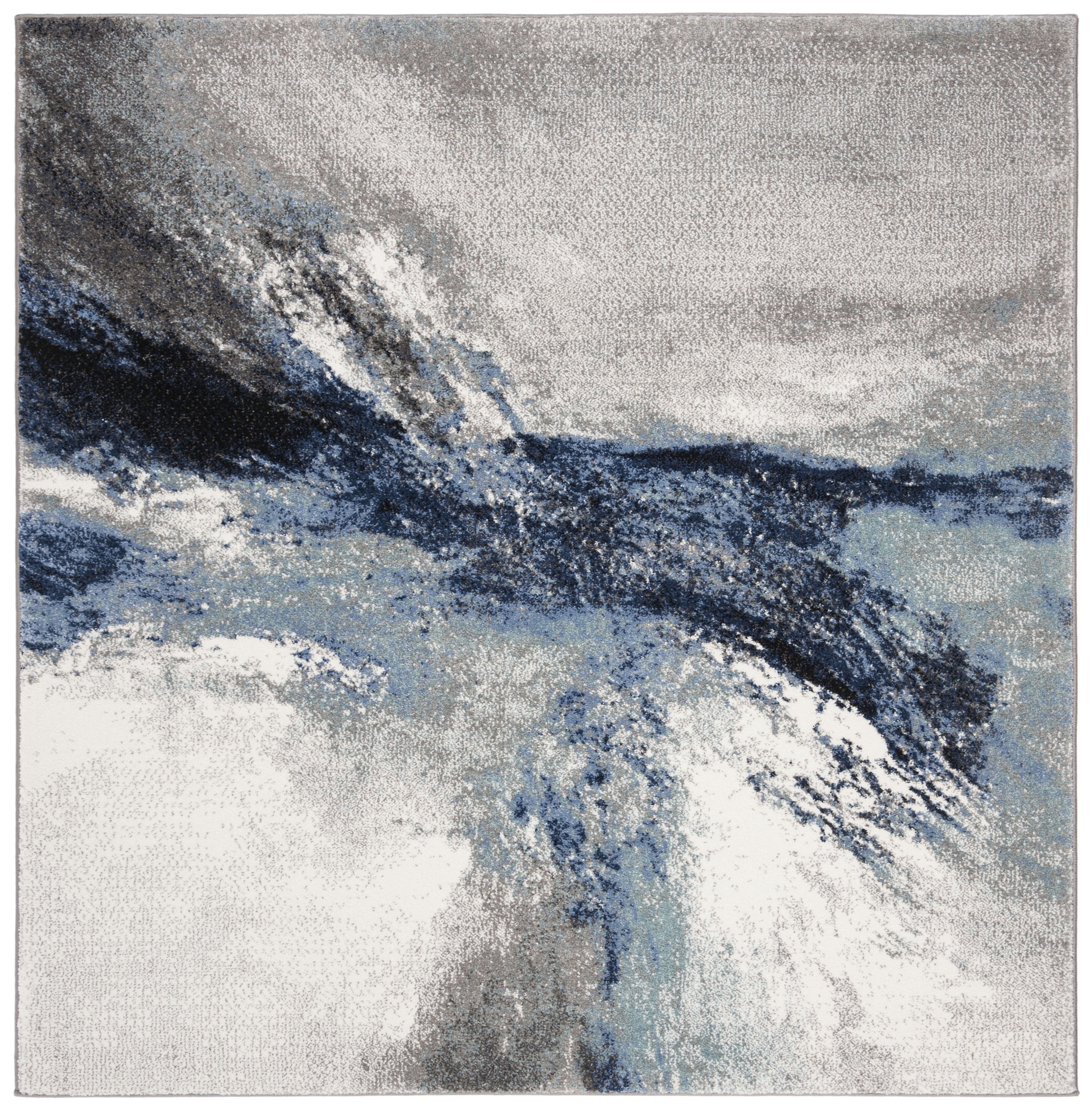 Safavieh Galaxy Rosamund Abstract Area Rug, Blue/Gray, 4' x 4' Square