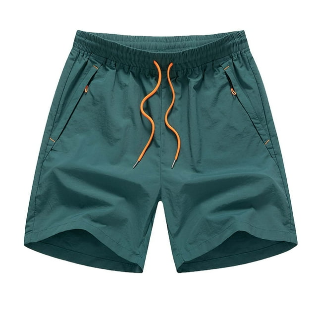 FAIWAD Shorts Cargo de Randonnée pour Hommes Taille Élastique Poches à Cordon Shorts Décontractés d'Été avec Doublure