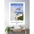 thumbnail image 2 of Concorde Paris - Rio De Janeiro Amerique Du Sud Poster Wall Art, Modern Wall Decor For Living Room Bedroom, 8x12 UNFRAMED, 2 of 3