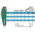 thumbnail image 5 of MOSHU Two Piece Womens Pajama Sets Pullover Raglan Long Sleeve Tops and Tapered Drawstring Pants with Pockets Color Block Lounge Sets, 5 of 9