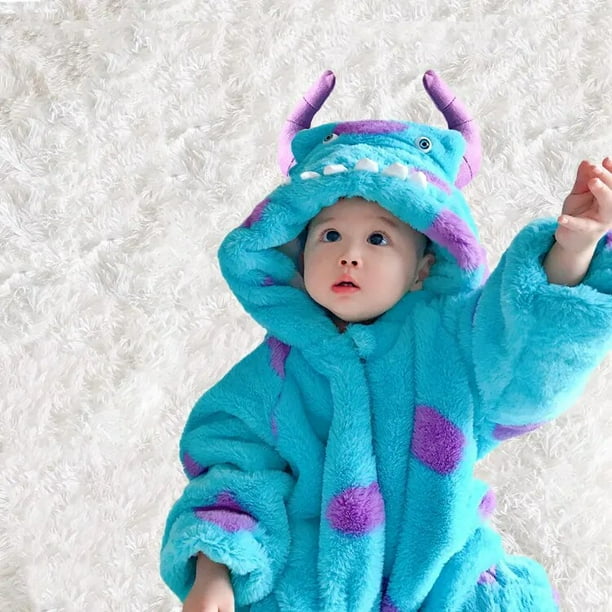 Disney Pelele de dibujos animados para bebe traje de tiro para ninos ropa gruesa de otono e invierno pijamas de animales lindos monster Walmart en linea