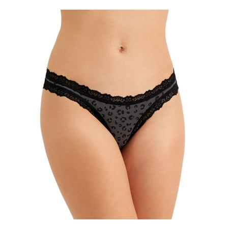 

JENNI Intimates Black Thong Underwear S