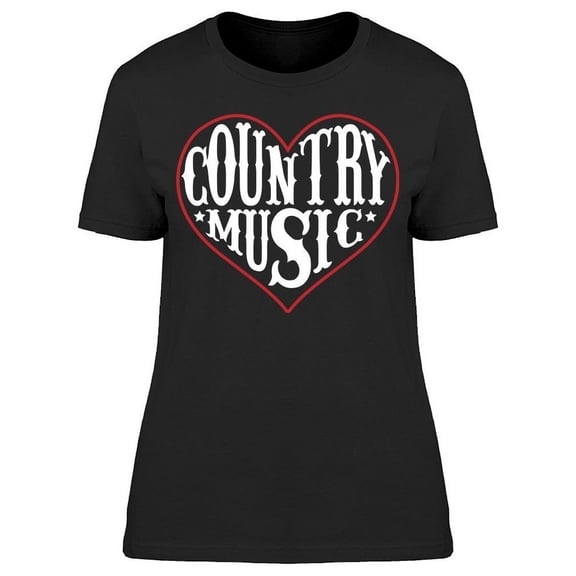 Country Music Heart Women's T-shirt