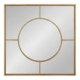 thumbnail image 3 of Kate and Laurel Modern Square Ansonia Accent Mirror, 30" x 30", Gold, 3 of 6