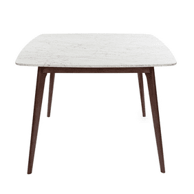 Steve Silver Claire White Marble Top Rectangular Dining Table Walmart Com Walmart Com