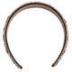 thumbnail image 3 of Light Brown Rhinestone Headband for Decoration Delicate Hair Hoops Women Girls Accessories 0.5 Inch, 3 of 5