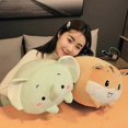 thumbnail image 2 of 20-90cm Suave Animal Lindo Esquina Bio Almohada Cojín Lindo Perro Gato Dinosaurio Cerdo Unicornio Peluche Juguete Niñas Niños Regalo de Cumpleaños,20-30cm,gato,20-30cm,gato, 2 of 4