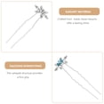 thumbnail image 3 of YSNOOWE 10Ud Pasadores De U Con Copos De Nieve En Metal Para Estilo, 3 of 7