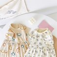 thumbnail image 4 of Vedolay Toddler Girls Dress Girls Casual Dress Cotton Short Sleeve Swan Embroidered,B 2-3 Years, 4 of 5