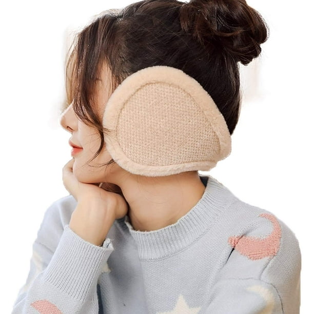 Adjustable winter Warm Furry Ear Muffs Comfy Soft Snow Outdoor Winter  comfortable Earmuff Ear Cover