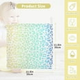 thumbnail image 3 of GZHJMY Washcloths Set Bathroom Kitchen Wash Cloths Face Towels Wipes Rainbow Leopard Skin Decorative 12x12 Inch 5 Pack, 3 of 7