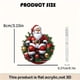thumbnail image 3 of Adorno Navideño de Papá Noel Plano de Acrílico para Colgar En Árbol de Navidad XWSHYW, 3 of 6