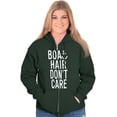 thumbnail image 3 of Boat Hair Don't Care Ocean Vibes Cute Zip Hoodie Sweatshirt Women Brisco Brands 5X, 3 of 6