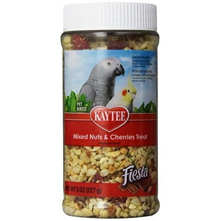 UPC: 0071859942834 | Kaytee Fiesta Mixed Nuts & Cherries Bird Treats  8-oz jar