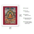 thumbnail image 2 of Shakyamuni Buddha's Miracles - Vintage Tibetan Thangka Buddhist Painting - Tibet, 18th Century - Fine Art Rolled Canvas Print 20in x 26in, 2 of 4