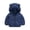 Deep blue, variant on Winter Down Coats for Kids Baby Boys Girls Light Puffer Padded Jacket Bear Hoods Toddler Outerwear 1-6T