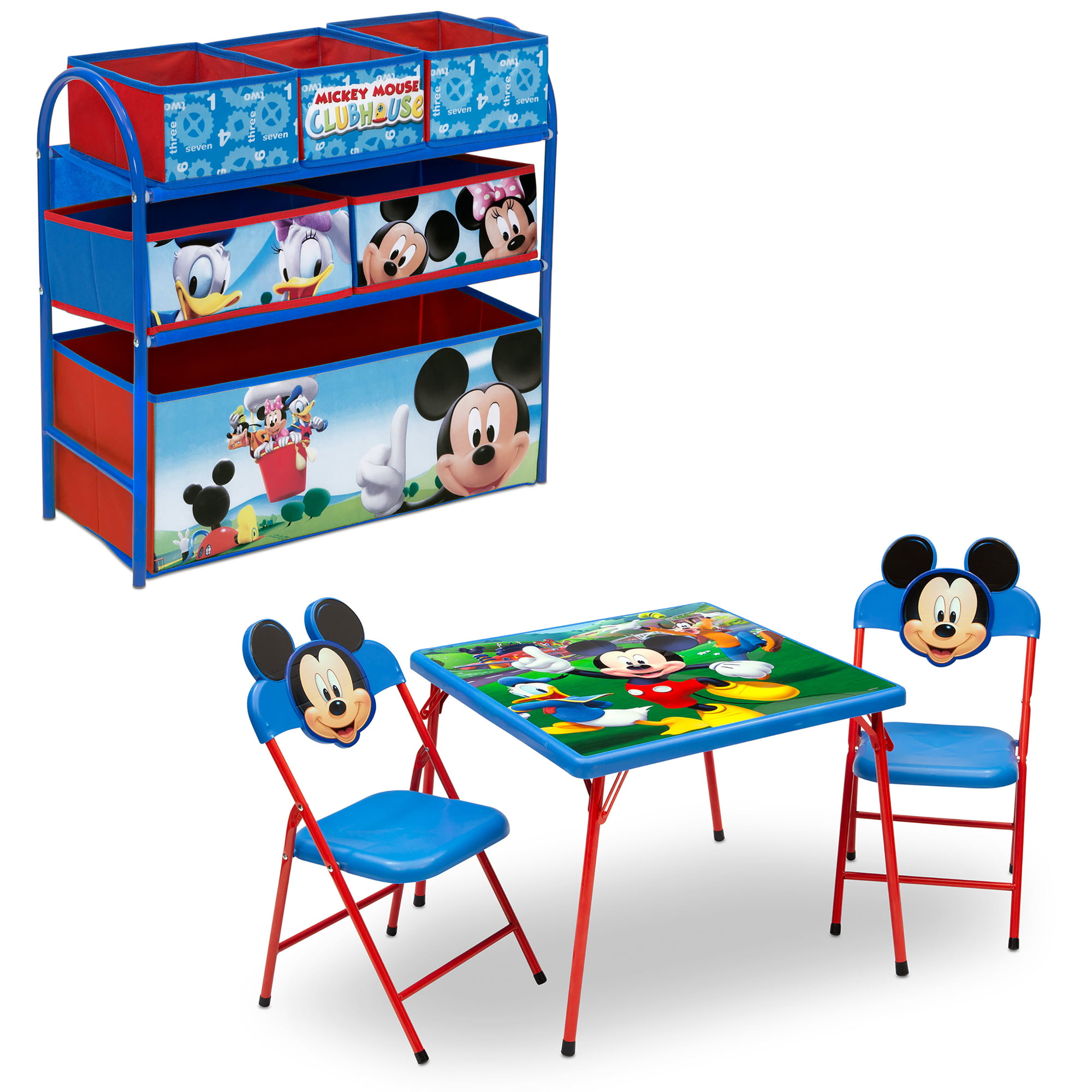 mickey mouse multi bin toy organizer